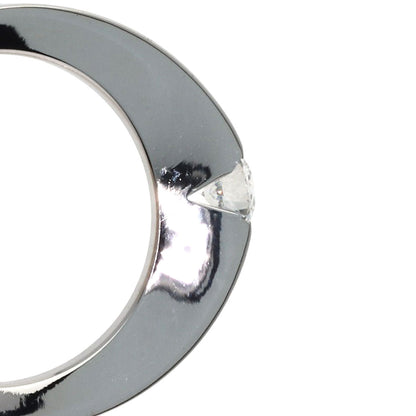 CARTIER Date with Diamond #47 Ring K18 White Gold Ladies [Used]