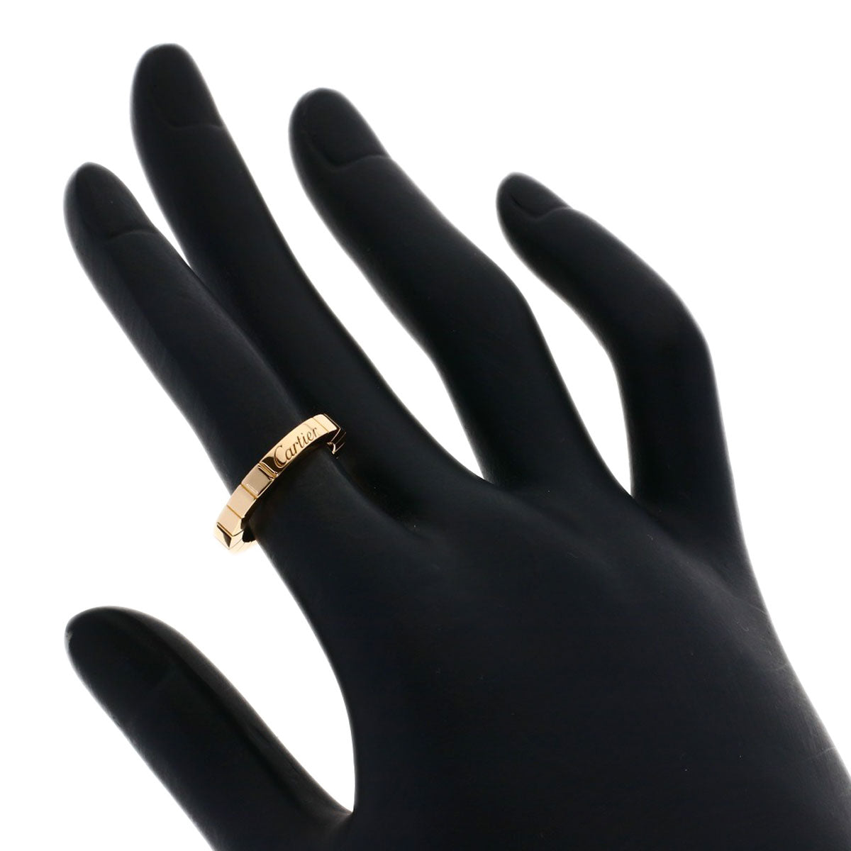 CARTIER Laniere # 48 Ring K18 Pink Gold Ladies [Used]