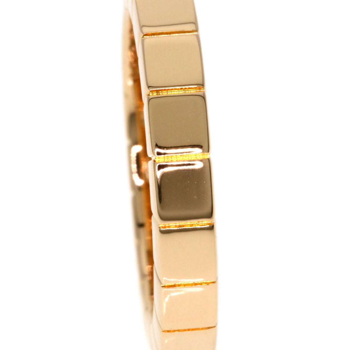 CARTIER Laniere # 48 Ring K18 Pink Gold Ladies [Used]