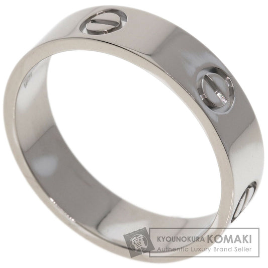 CARTIER love ring #62 Ring K18 White Gold Ladies [Used]