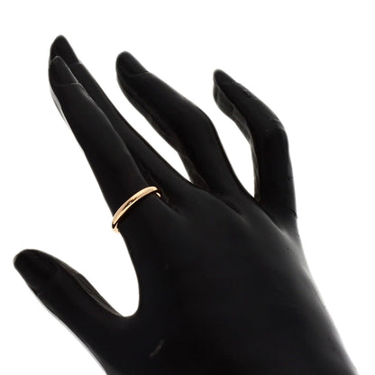 CARTIER Wedding #52 Ring K18 Pink Gold Ladies [Used]