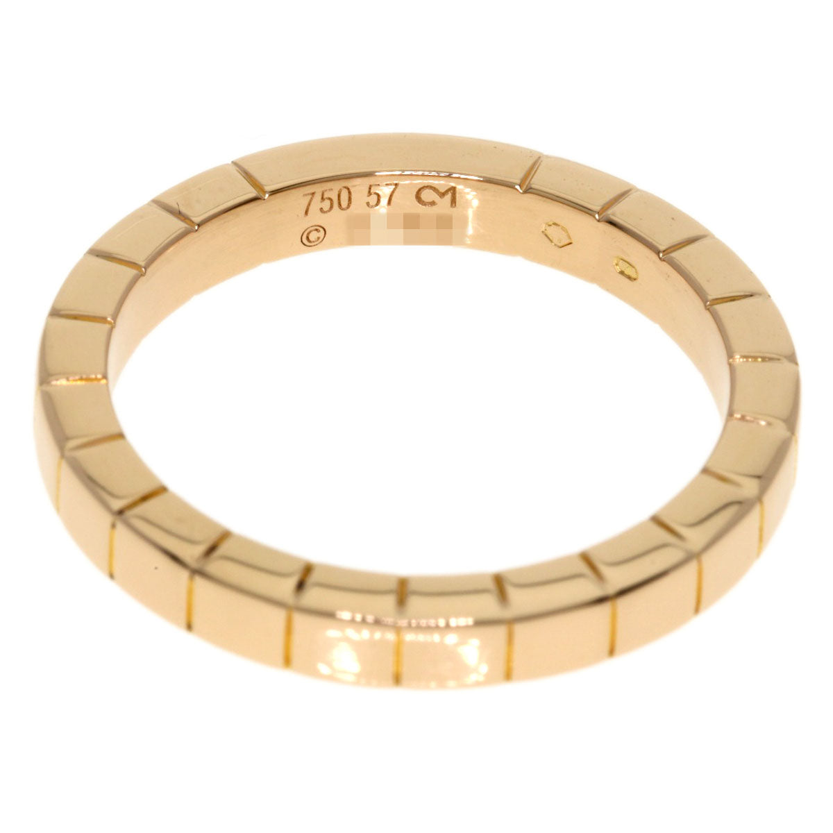 CARTIER Lanier # 57 Ring K18 Pink Gold Ladies [Used]