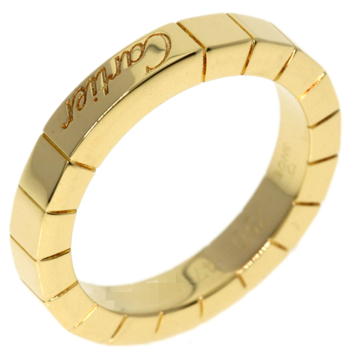 CARTIER Lanier # 47 Ring K18 Yellow Gold Ladies [Used]