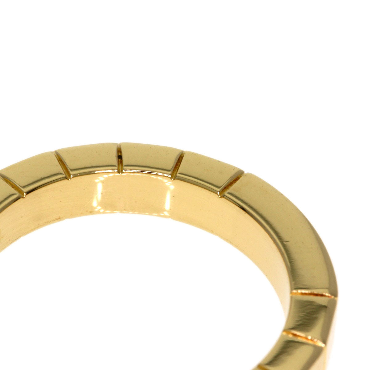 CARTIER Lanier # 47 Ring K18 Yellow Gold Ladies [Used]