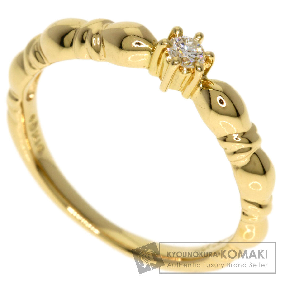 TASAKI Diamond Ring K18 Yellow Gold Ladies [Used]