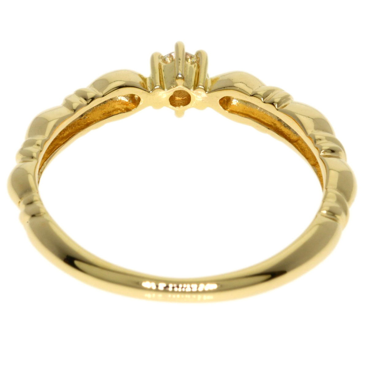 TASAKI Diamond Ring K18 Yellow Gold Ladies [Used]