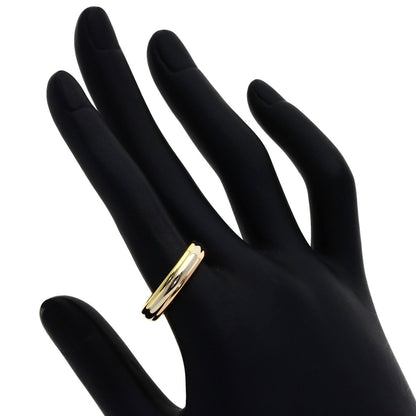 CARTIER Three Color #57 Ring K18 Yellow Gold 18K Pink GoldLadies [Used]