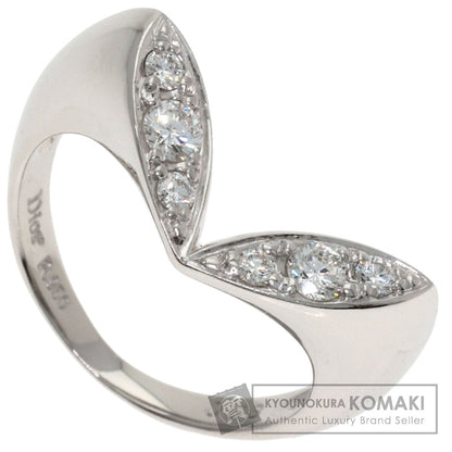 Dior Diamond Ring Platinum PT950 Ladies [Used]
