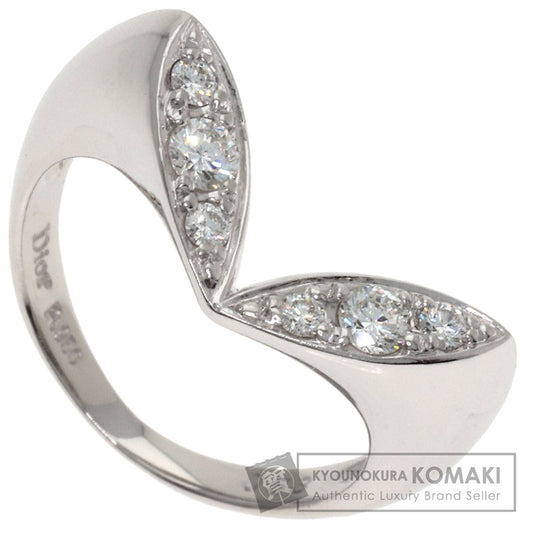 Dior Diamond Ring Platinum PT950 Ladies [Used]