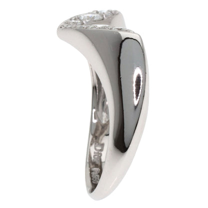 Dior Diamond Ring Platinum PT950 Ladies [Used]