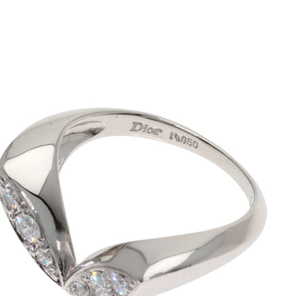 Dior Diamond Ring Platinum PT950 Ladies [Used]