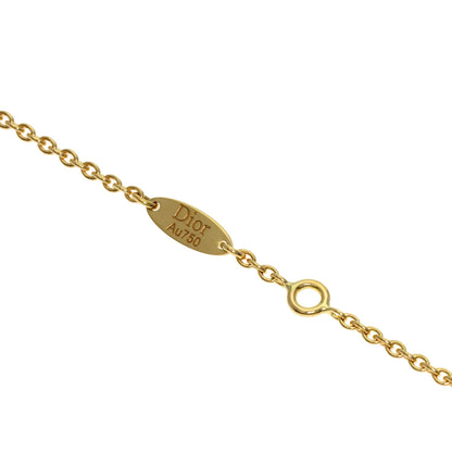 Dior Rose de Vent Diamond Necklace K18 Yellow Gold Ladies [Used]