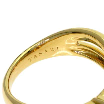TASAKI Colored Stone Diamond Ring K18 Yellow Gold Ladies [Used]
