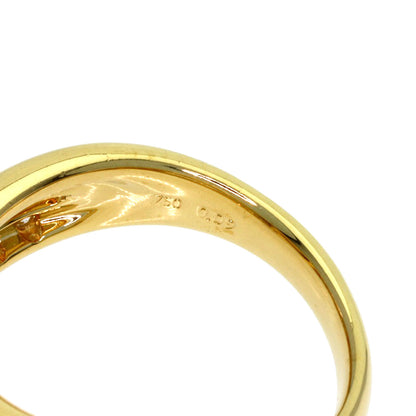 TASAKI Colored Stone Diamond Ring K18 Yellow Gold Ladies [Used]