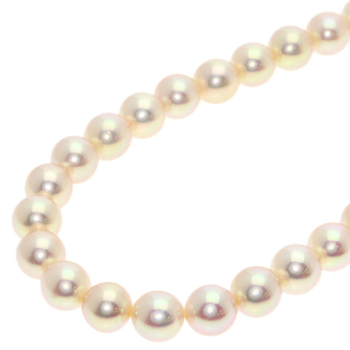 Akoya pearl Pearl Necklace K14 White Gold 42g　Ladies
