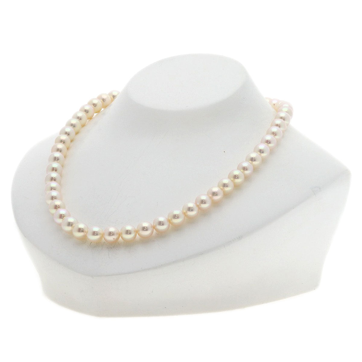 Akoya pearl Pearl Necklace K14 White Gold 42g　Ladies
