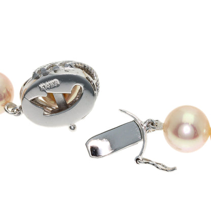 Akoya pearl Pearl Necklace K14 White Gold 42g　Ladies
