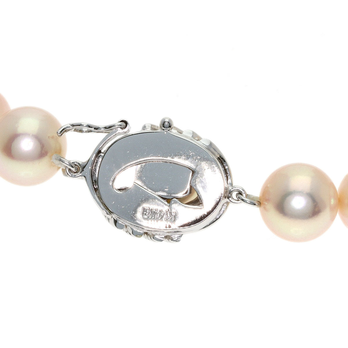 Akoya pearl Pearl Necklace K14 White Gold 42g　Ladies