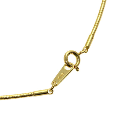 Queen Diamond Necklace K18 Yellow Gold Ladies [Used]