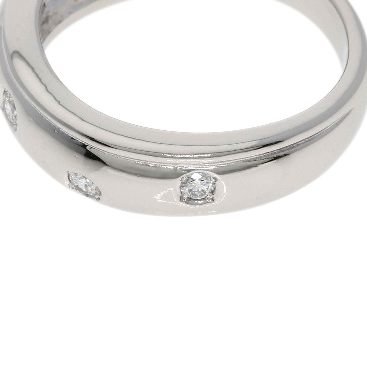 MIKIMOTO 5P Diamond Ring Platinum PT950 Ladies [Used]