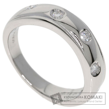 MIKIMOTO 5P Diamond Ring Platinum PT950 Ladies [Used]