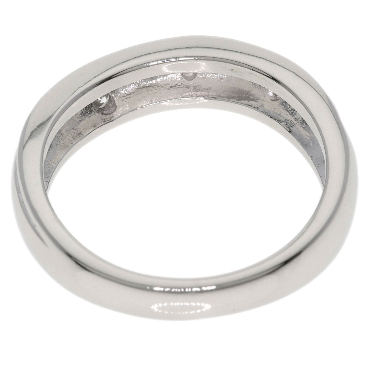 MIKIMOTO 5P Diamond Ring Platinum PT950 Ladies [Used]