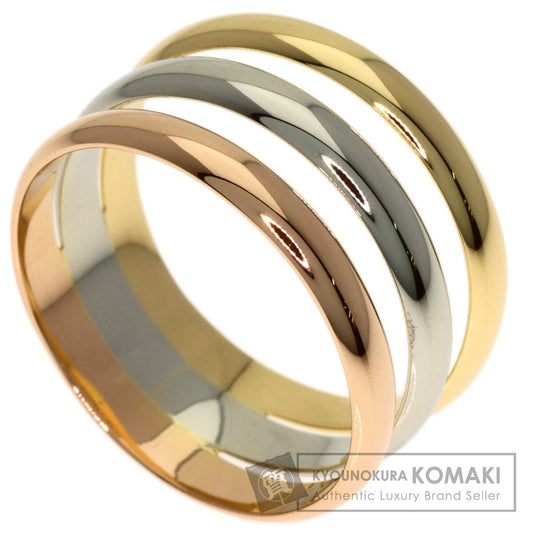 CARTIER 3 Colors #52 Ring K18 Yellow Gold 18K Pink GoldLadies [Used]