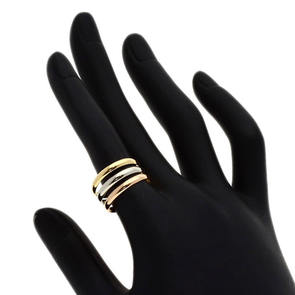 CARTIER 3 Colors #52 Ring K18 Yellow Gold 18K Pink GoldLadies [Used]