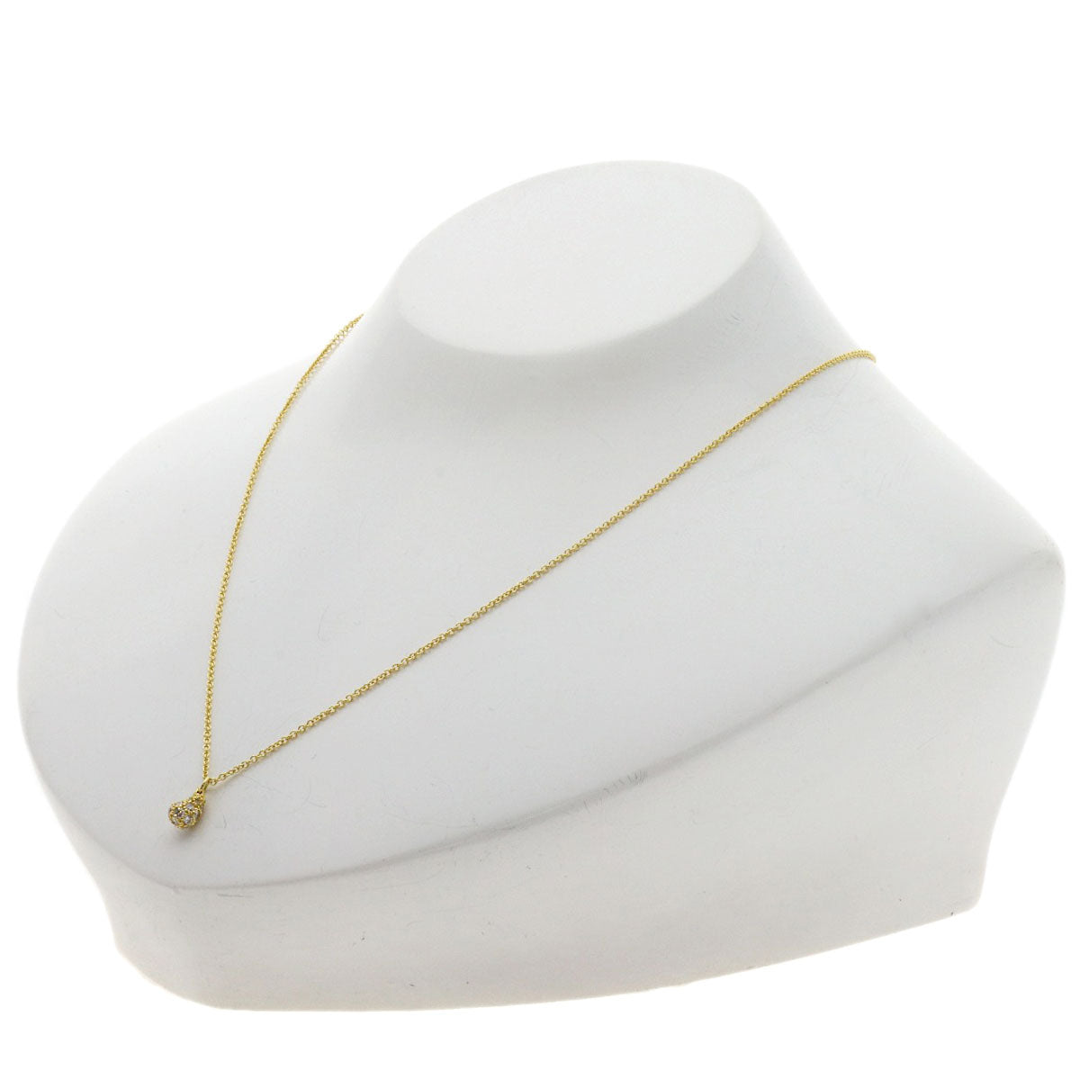 TIFFANY&Co. Teardrop Diamond Necklace K18 Yellow Gold Ladies [Used]