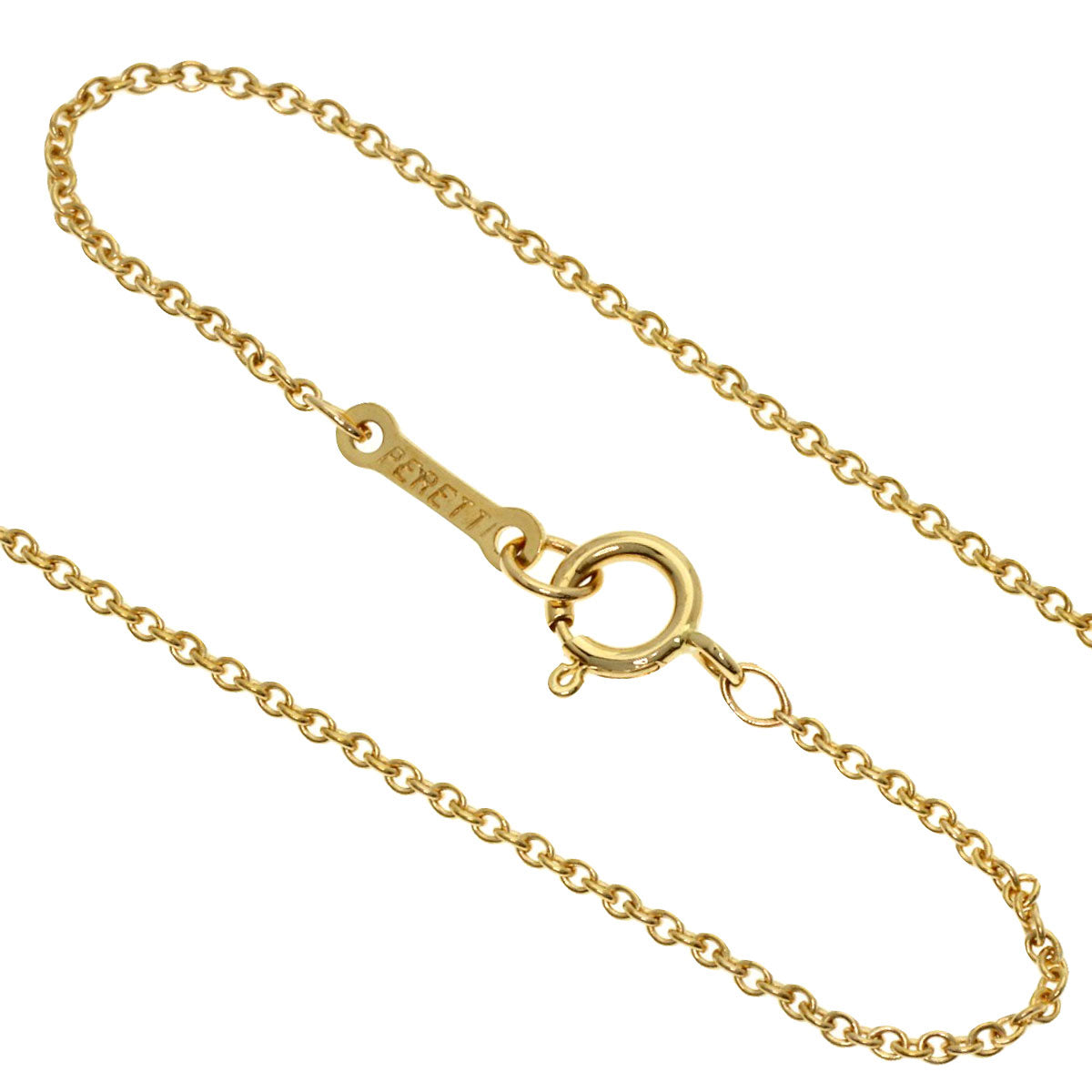 TIFFANY&Co. Open heart Necklace K18 Yellow Gold Ladies [Used]