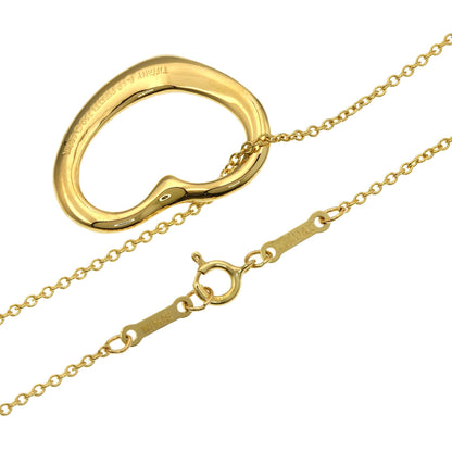 TIFFANY&Co. Open heart Necklace K18 Yellow Gold Ladies [Used]