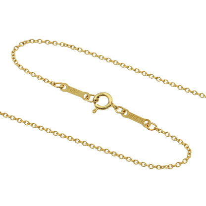 TIFFANY&Co. Open heart Necklace K18 Yellow Gold Ladies [Used]