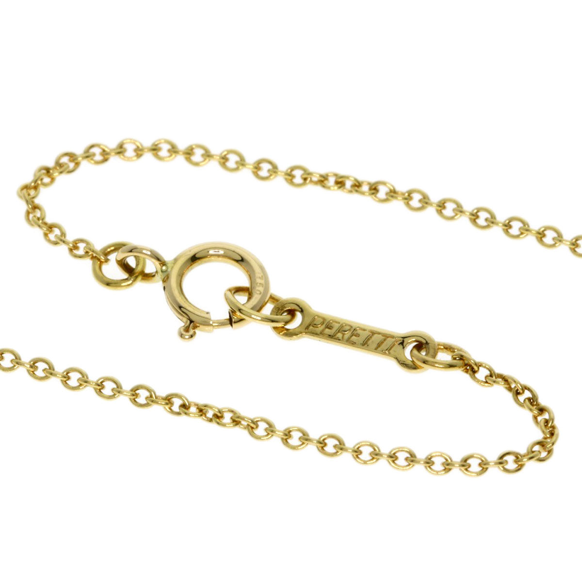 TIFFANY&Co. Bean Necklace K18 Yellow Gold Ladies [Used]