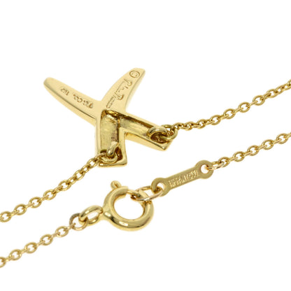 TIFFANY&Co. kiss Necklace K18 Yellow Gold Ladies [Used]