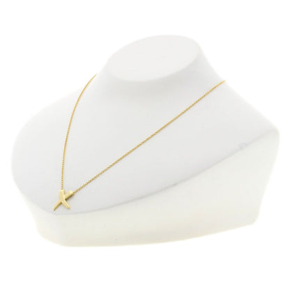 TIFFANY&Co. kiss Necklace K18 Yellow Gold Ladies [Used]