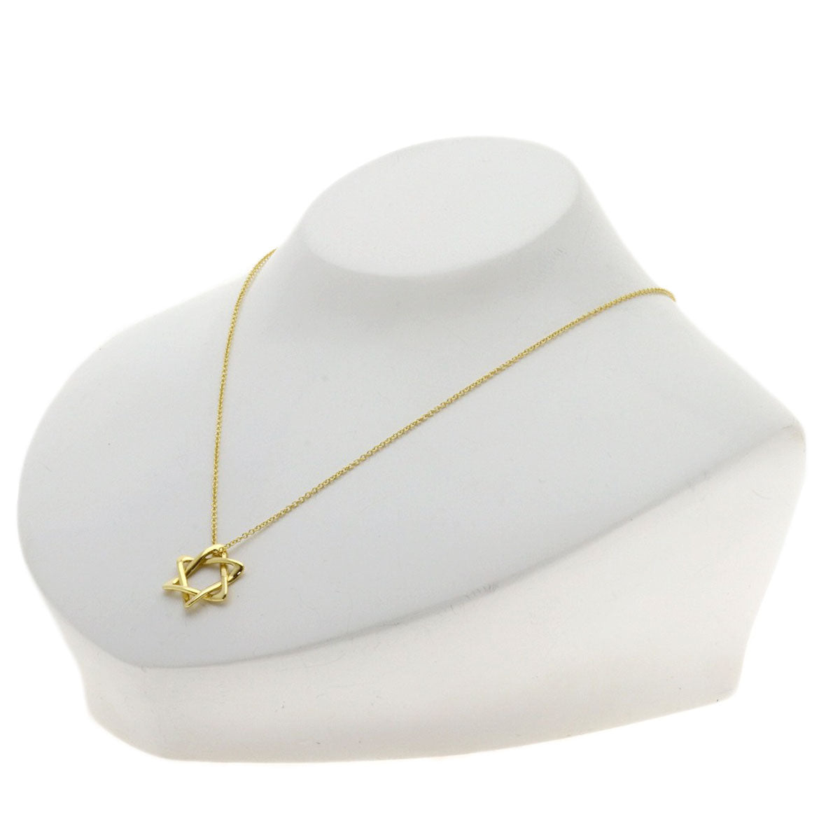TIFFANY&Co. Star of David Necklace K18 Yellow Gold Ladies [Used]