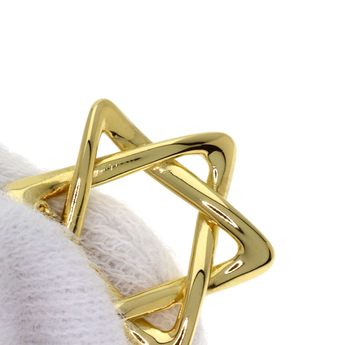 TIFFANY&Co. Star of David Necklace K18 Yellow Gold Ladies [Used]