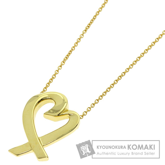 TIFFANY&Co. Loving heart Necklace K18 Yellow Gold Ladies [Used]