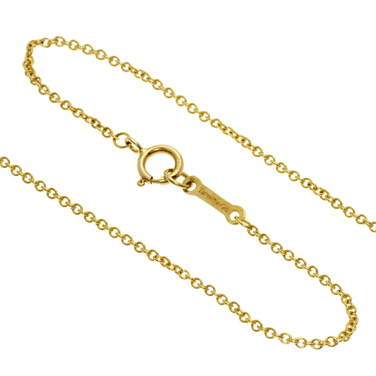 TIFFANY&Co. Loving heart Necklace K18 Yellow Gold Ladies [Used]