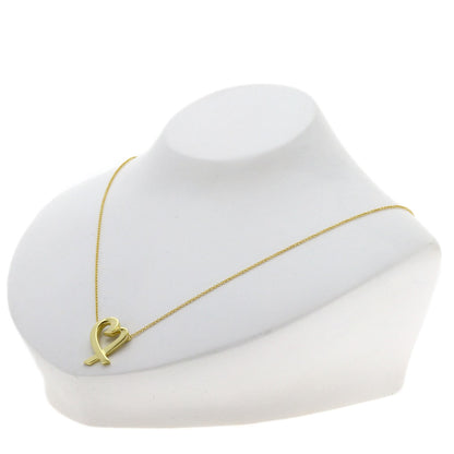 TIFFANY&Co. Loving heart Necklace K18 Yellow Gold Ladies [Used]