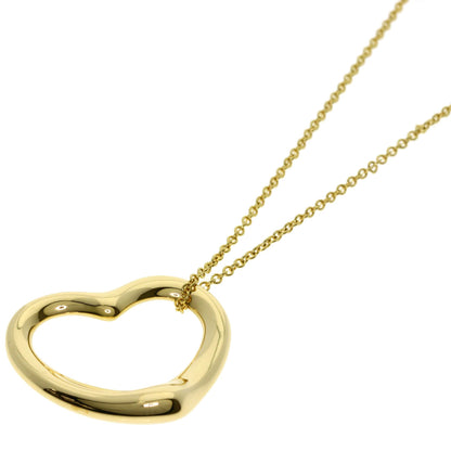 TIFFANY&Co. Open heart Necklace K18 Yellow Gold Ladies [Used]