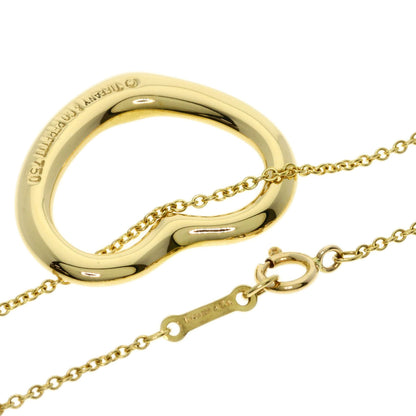 TIFFANY&Co. Open heart Necklace K18 Yellow Gold Ladies [Used]