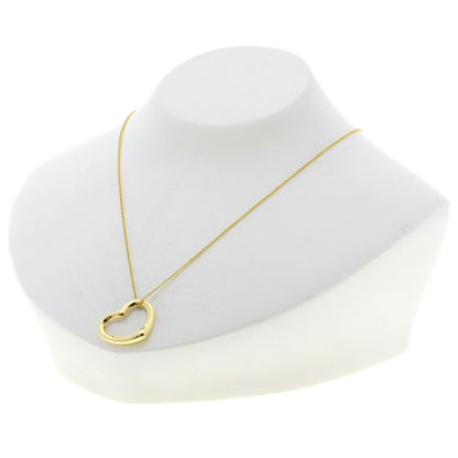 TIFFANY&Co. Open heart Necklace K18 Yellow Gold Ladies [Used]