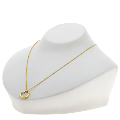 TIFFANY&Co. Open heart Necklace K18 Yellow Gold Ladies [Used]