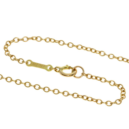 TIFFANY&Co. Bean Medium Necklace K18 Yellow Gold Ladies [Used]
