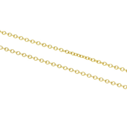 TIFFANY&Co. Chain 18.3" Necklace K18 Yellow Gold Ladies [Used]