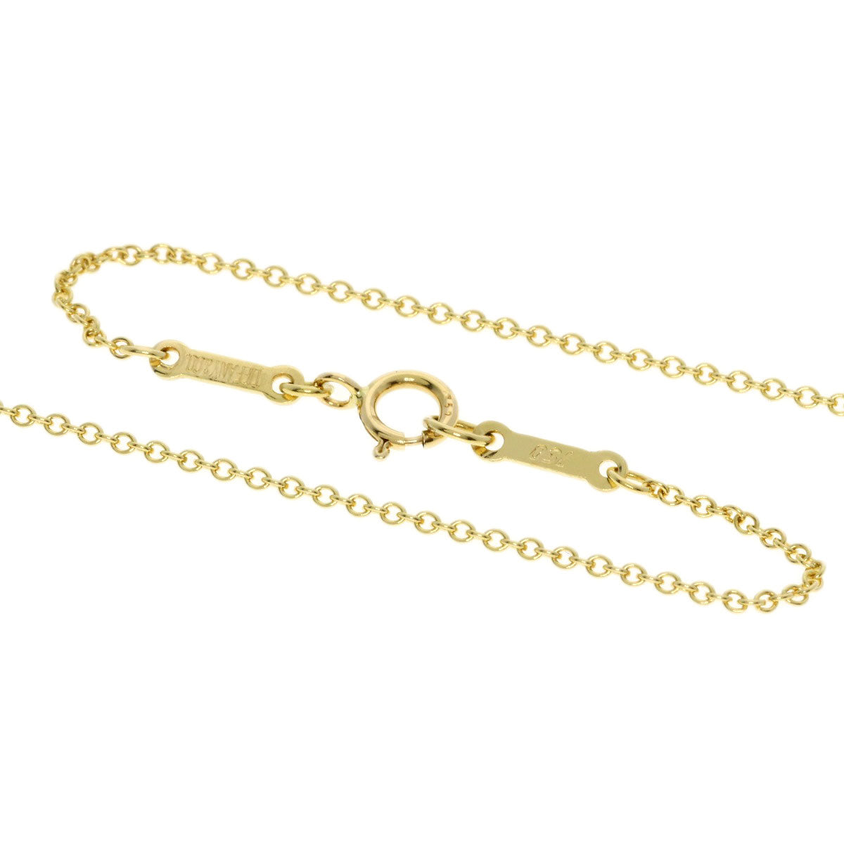 TIFFANY&Co. Chain 18.3" Necklace K18 Yellow Gold Ladies [Used]