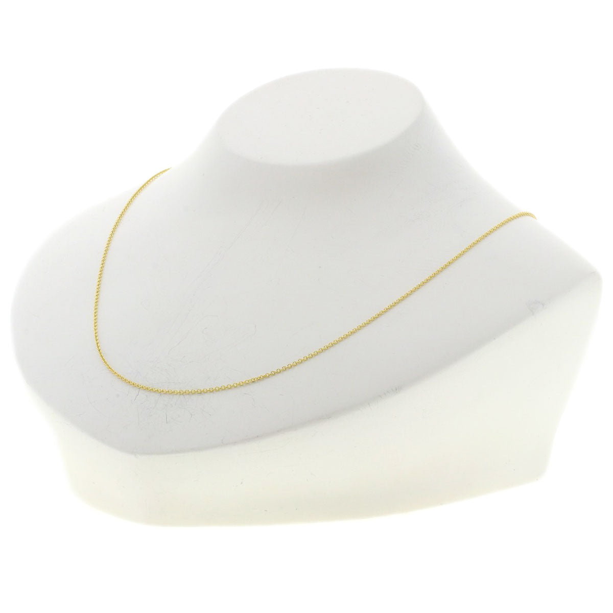 TIFFANY&Co. Chain 18.3" Necklace K18 Yellow Gold Ladies [Used]