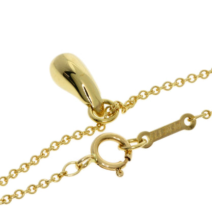 TIFFANY&Co. teardrop Necklace K18 Yellow Gold Ladies [Used]