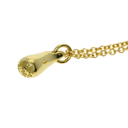 TIFFANY&Co. teardrop Necklace K18 Yellow Gold Ladies [Used]
